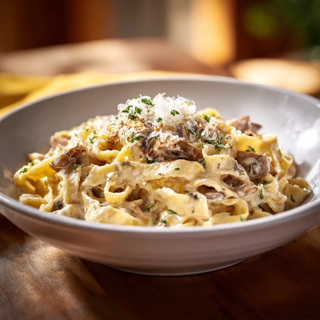 Creamy Rattlesnake Pasta with Chicken and Peppers
